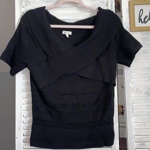 Ella Moss  criss cross v-neck sweater